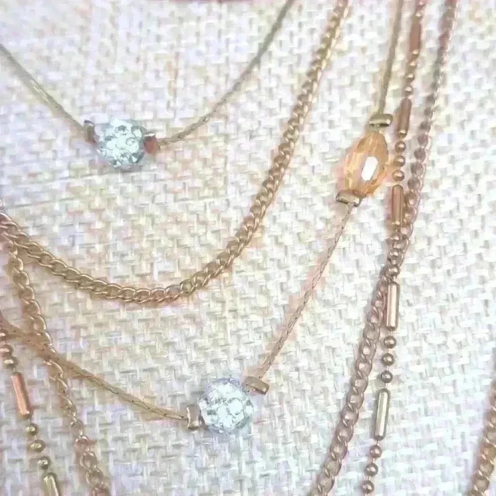 Multi layer  necklace - Picture 3 of 4